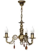 Lampy sufitowe - Lemir Antares Żyrandol 3 - punktowy - Patyna O1313/W3 426 / O1313/W3 - miniaturka - grafika 1