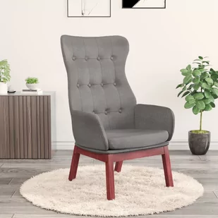 Lumarko Fotel wypoczynkowy, jasnoszary, obity tkaniną! - Fotele - miniaturka - grafika 1