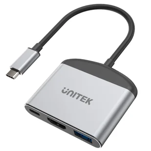 Unitek Adapter USB-C na HDMI 8K, USB-A, USB-C 100W - Adaptery i przejściówki - miniaturka - grafika 1