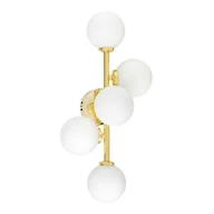 Lampy ścienne - LAMPA ŚCIENNA KINKIET NOWOCZESNY KLASYCZNY ZŁOTY MARSIADA W5 - miniaturka - grafika 1