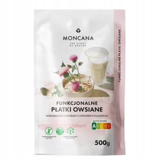 Funkcjonalne płatki owsiane bezglutenowe wzbogacone o ekstrakt z ostropestu - Płatki śniadaniowe i musli - miniaturka - grafika 1