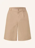 Spodenki damskie - Adidas Originals Szorty Originals Wide Leg Regular Fit beige - miniaturka - grafika 1