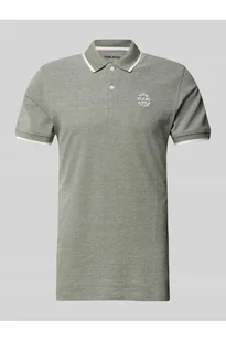 Koszulka polo o kroju regular fit z prążkowanymi wykończeniami model NATE - Blend - Koszulki męskie - miniaturka - grafika 1
