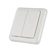 Systemy inteligentnych domów - Trust Podwójny przycisk ścienny AWST-8802 - miniaturka - grafika 1