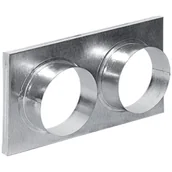 Akcesoria kominkowe - Kratki.pl PRZYŁĄCZE DO KOMINKOWEJ 170X300 FI 2X100 P30/100X2 - miniaturka - grafika 1