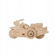 Klocki - UGEARS Latający Motocykl Hagrida Drewniana Kolorowanka Harry Potter - miniaturka - grafika 1
