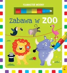 Flamaster wodny. Zabawa w zoo - Książki edukacyjne - miniaturka - grafika 1