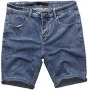 Spodenki męskie - Krótkie męskie spodenki jeansowe denim Recea - miniaturka - grafika 1