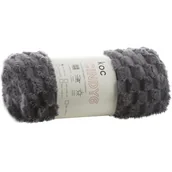 Koce - Koc 70 x 160 Flanelowy Design Cindy6 Stal - miniaturka - grafika 1