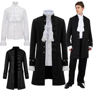 Strój Kostium Przebranie Frak Koszula Książę Arystokrata Sędzia Barok Cosplay Xl / 2Xl - Stroje karnawałowe Strój Kostium Przebranie Frak Koszula Książę Arystokrata Sędzia Barok Cosplay Xl / 2Xl - Stroje karnawałowe - miniaturka - grafika 1