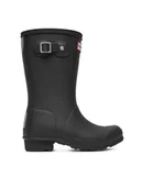 Buty dla dziewczynek - Hunter Kalosze Orginal Kids JFT6000RMA Czarny - miniaturka - grafika 1