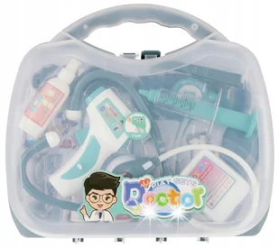 ZESTAW LEKARSKI MAŁY LEKARZ DOKTOR DLA DZIECI WALIZKA - Zabawy w naśladowanie dorosłych - miniaturka - grafika 1