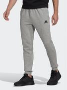 Spodnie sportowe męskie - adidas Spodnie dresowe Essentials Fleece HL2230 Szary Regular Fit - miniaturka - grafika 1