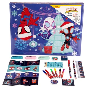 marvel spidey kalendarz adwentowy spider-man advent calendar - Ozdoby bożonarodzeniowe - miniaturka - grafika 1