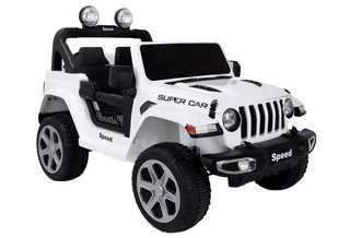 Pojazd Na Akumulator FT-938 Biały 4x4 - Tory, garaże, parkingi - miniaturka - grafika 1