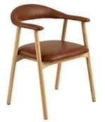 Krzesła - Krzesło Addi brandy PU - miniaturka - grafika 1