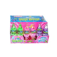 Gumy do żucia, lizaki, dropsy - MILK BOTTLE LIZAK BUTELKA ORANŻADKA CUKIERKI 3W1 24SZT - miniaturka - grafika 1