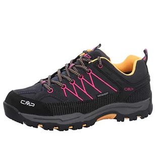 CMP Dziecięce buty Rigel Low Trekking WP, buty unisex dla dzieci i młodzieży, Antracyt Bouganville 54ue, 35 EU - Buty dla chłopców - miniaturka - grafika 1