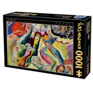 Puzzle - D-Toys Puzzle 1000 Kandinsky, Obraz z czerwonym punktem - - miniaturka - grafika 1