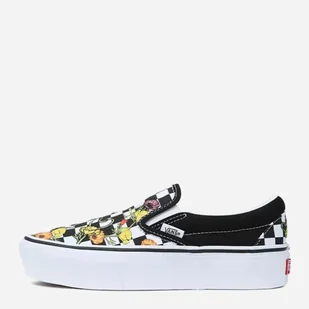 "Vans Classic Slip-On Platform Damskie Czarne (VN0A5KXIBML)" - Sneakersy damskie - miniaturka - grafika 1