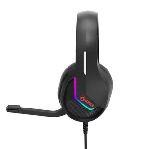 Marvo H8618 czarna, 2.0, USB - Słuchawki - miniaturka - grafika 2
