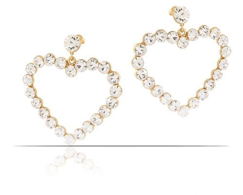 Colibra Kolczyki z sercem z kolekcji Wedding Dream (P22/ZIM/05/1AU) Walentynki