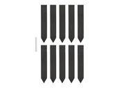 Pozostałe akcesoria do uprawy roślin - PARKSIDE® Wskaźniki do roślin, z kredą (10-częściowy zestaw/mały) - miniaturka - grafika 1