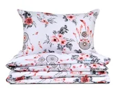 Pościel - Pościel bawełniana 160x200 Łapacze Snów i Kwiaty z torbą - miniaturka - grafika 1