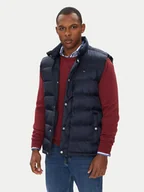 Kamizelki męskie - Tommy Jeans Kamizelka DM0DM21777 Granatowy Regular Fit - miniaturka - grafika 1