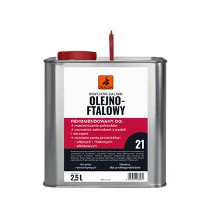 DRAGON Rozcieńczalnik olejno-ftalowy 2,5 l metal - Rozpuszczalniki i preparaty do czyszczenia - miniaturka - grafika 1