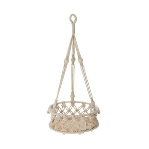 Wiszący kwietnik ze sznurka Makrama 60cm - Kwietniki - miniaturka - grafika 1