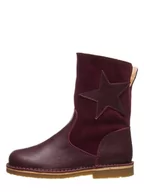 Kozaki damskie - Kmins Skórzane kozaki w kolorze bordowym - miniaturka - grafika 1