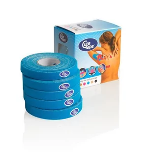 Cure Tape CLASSIC Niebieski 1cm x 5m - Akcesoria do rehabilitacji - miniaturka - grafika 1