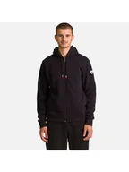 Bluzy męskie - Bluza Rossignol Logo Sweat Fz Hood Fl czarny S - miniaturka - grafika 1