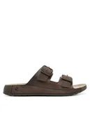 Klapki i japonki męskie - ECCO Klapki Cozmo 50098402114 Brązowy - miniaturka - grafika 1