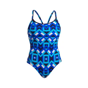 FUNKITA Strój kąpielowy damski jednoczęściowy DIAMOND BACK ONE PIECE gee a geo - Stroje kąpielowe - miniaturka - grafika 3