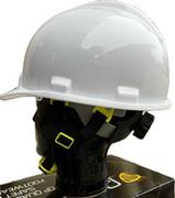 Odzież robocza - Kask roboczy z paskiem podbródkowym HELMET ERIK kask ochronny HDPE - biały PGT - miniaturka - grafika 1