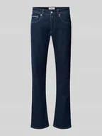 Spodnie męskie - Jeansy o kroju straight fit z wpuszczanymi kieszeniami model ‘GROVER’ - miniaturka - grafika 1