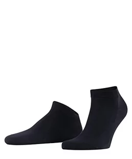 FALKE Mężczyźni Skarpety do trampek ClimaWool M SN Trwały Lyocell Wełna krótkie jednokolorowe 1 Para, Niebieski (Dark Navy 6370), 43-44 - Skarpetki męskie - miniaturka - grafika 1