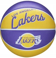 Koszykówka - WILSON Los Angeles Lakers Retro 3 Mini Piłka do koszykówki - miniaturka - grafika 1