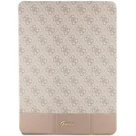 Etui do tabletów - Guess GUFC11PS4SGP iPad 10.9" różowy/pink 4G Stripe Allover - miniaturka - grafika 1
