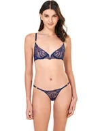 Biustonosze - Bluebella Damski biustonosz z fiszbinami Kobiety Sztuczne włókno niebieski jednolity, 80C - miniaturka - grafika 1