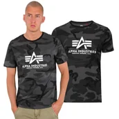 Odzież taktyczna i umundurowanie - Alpha Industries Basic 100501C 125 - Czarna Camo XXL - miniaturka - grafika 1