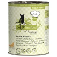 Mokra karma dla kotów - Pakiet catz finefood Ragout, 24 x 380 g - Nr. 605: Łosoś z dziką kaczką - miniaturka - grafika 1