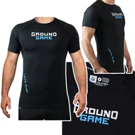 Kimona, stroje i obuwie - Koszulka Z Krótkim Rękawem Rashguard Męski Ground Game Classic R. L - miniaturka - grafika 1