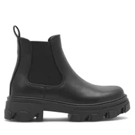 Botki damskie - Botki DeeZee H12901-6 Czarny - miniaturka - grafika 1