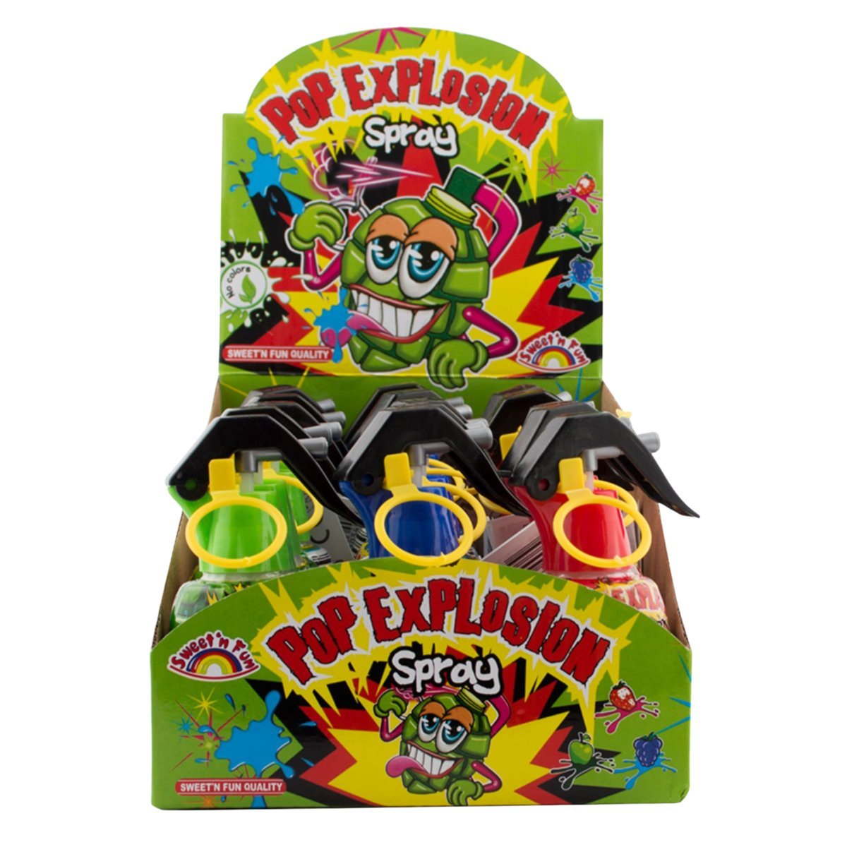 Sweet'n Fun Pop Explosion Spray Granat Z Kwaśnym Sokiem Owocowy 15Szt