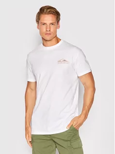 Koszulki i topy damskie - Quiksilver T-Shirt War Eye EQYZT06666 Biały Regular Fit - grafika 1