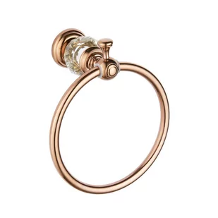 Mexen Estela Okrągły Wieszak Na Ręczniki Rose Gold - Wieszaki łazienkowe - miniaturka - grafika 1