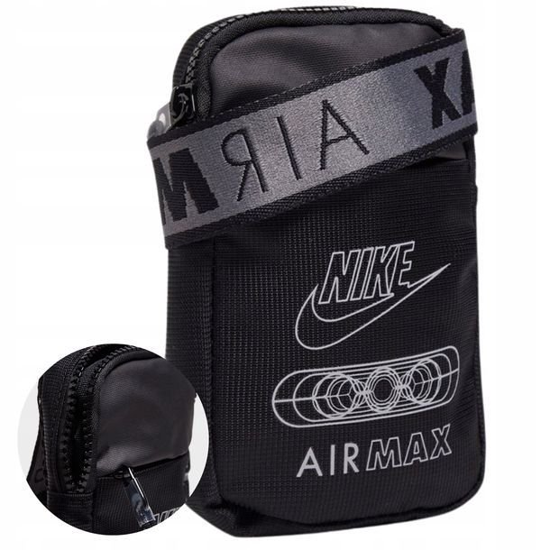 Nike Czarna Nerka Saszetka Na Ramię Air Max Nsw Crossbody Fq0232 010